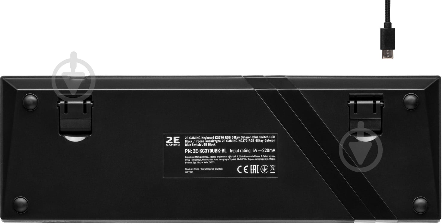 Клавиатура 2E KG370 (2E-KG370UBK-BL) black - фото 7