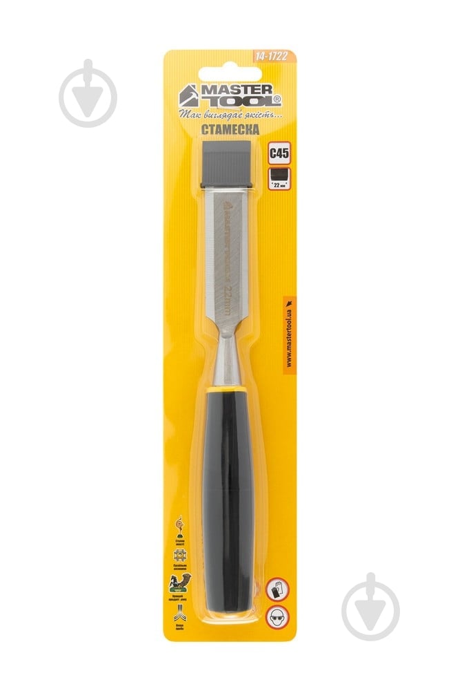 Стамеска MasterTool 22 мм 14-1722 - фото 6