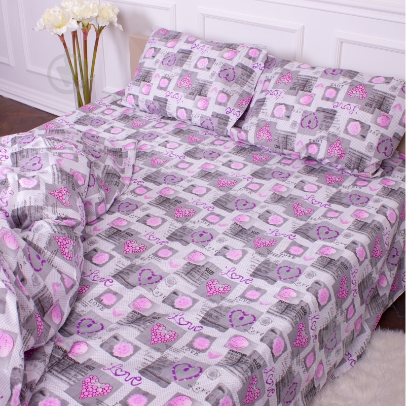 Комплект постільної білизни MirSon Microsatin Premium 15-0119 Dancer мульті - фото 4