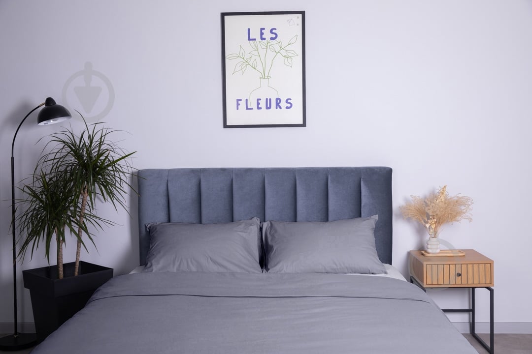 Комплект постільної білизни Mono 2.0 сірий Luna - фото 7