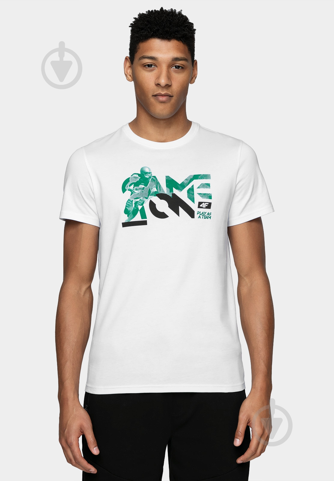 Футболка 4F D4L20-TSM243-10S р.S белый - фото 1 Футболка 4F D4L20-TSM243-10S р.S белый - фото 1