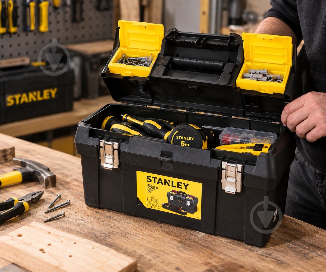 Сундук для ручного инструмента Stanley 19" 1-92-066 - фото 4