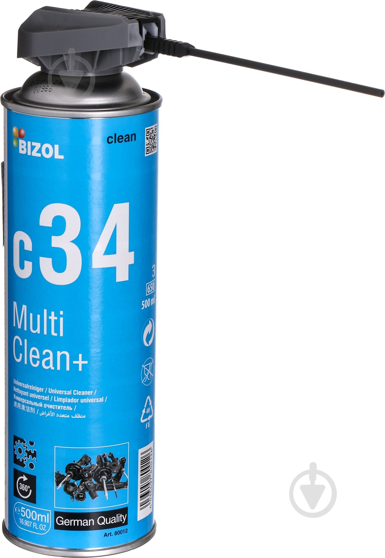 Очиститель универсальный Bizol Multi Clean+ c34 500 мл - фото 2 Очиститель универсальный Bizol Multi Clean+ c34 500 мл - фото 2