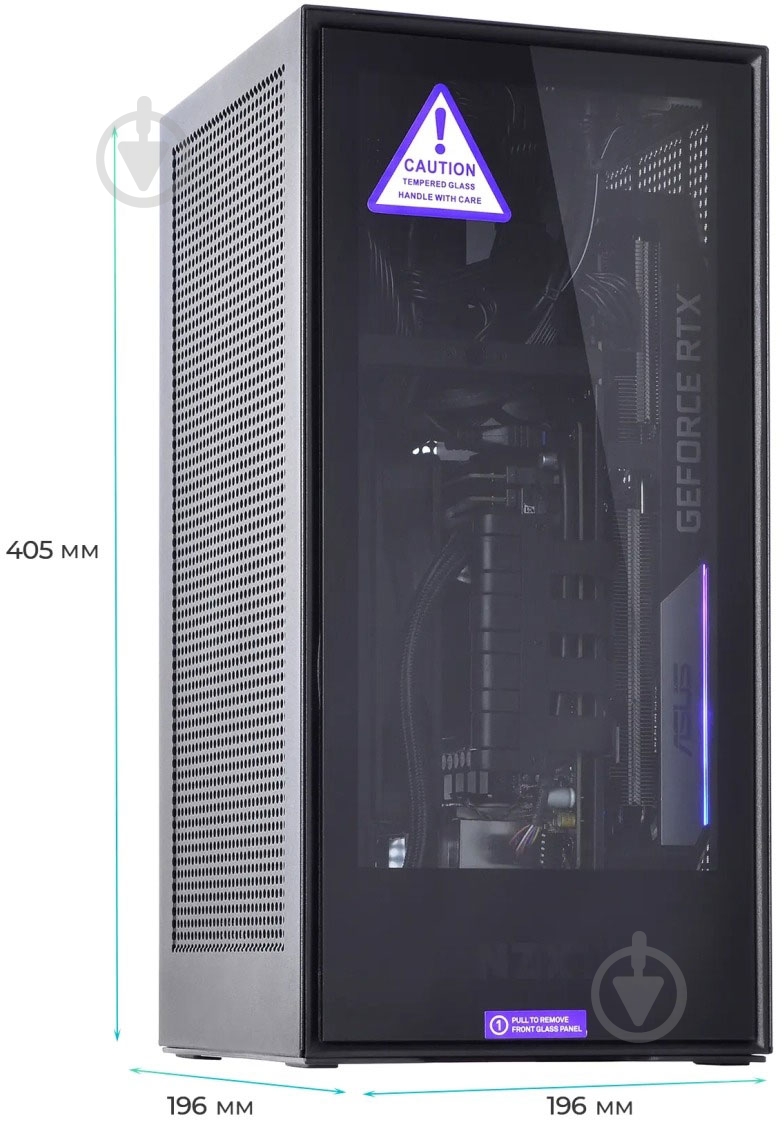 Компьютер Artline Overlord H1 (H1v31) black - фото 9