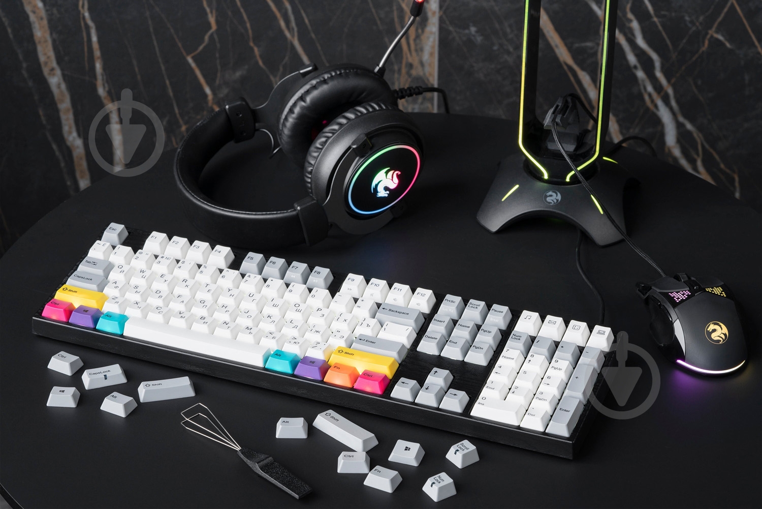 Клавіатура Varmilo MA108M V2 CMYK (A36A024B1A3A06A007) grey - фото 13