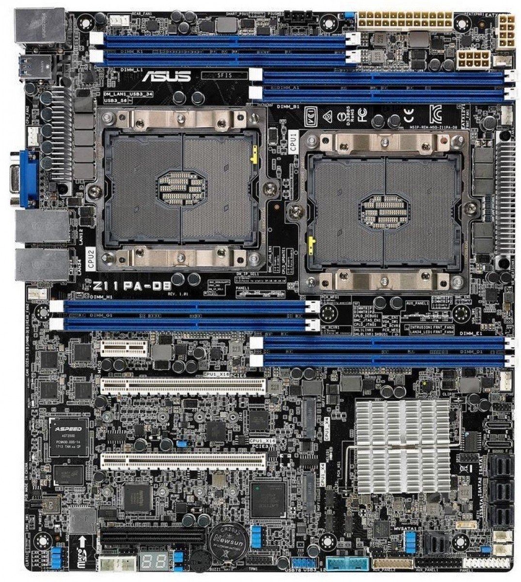 Материнская плата Asus Z11PA-D8 (Socket 3647, Intel C621, CEB) - фото 1