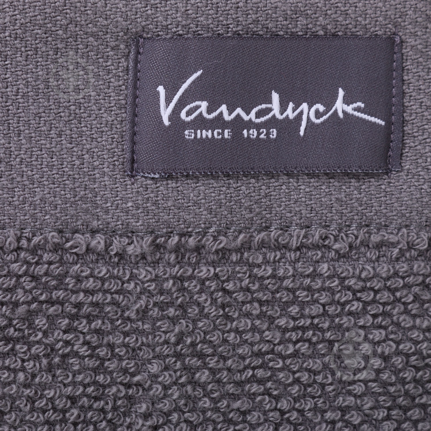 Полотенце Uni 16x21 см серый Vandyck - фото 3