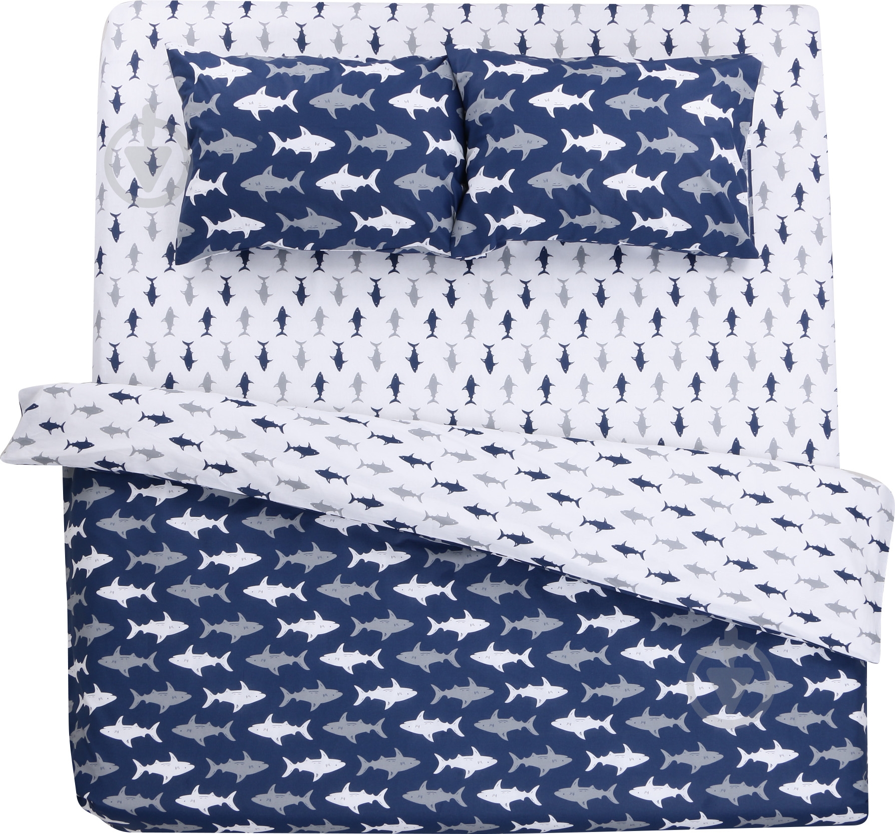 Комплект постельного белья Sharks 2 UP! (Underprice) - фото 1 Комплект постельного белья Sharks 2 UP! (Underprice) - фото 1