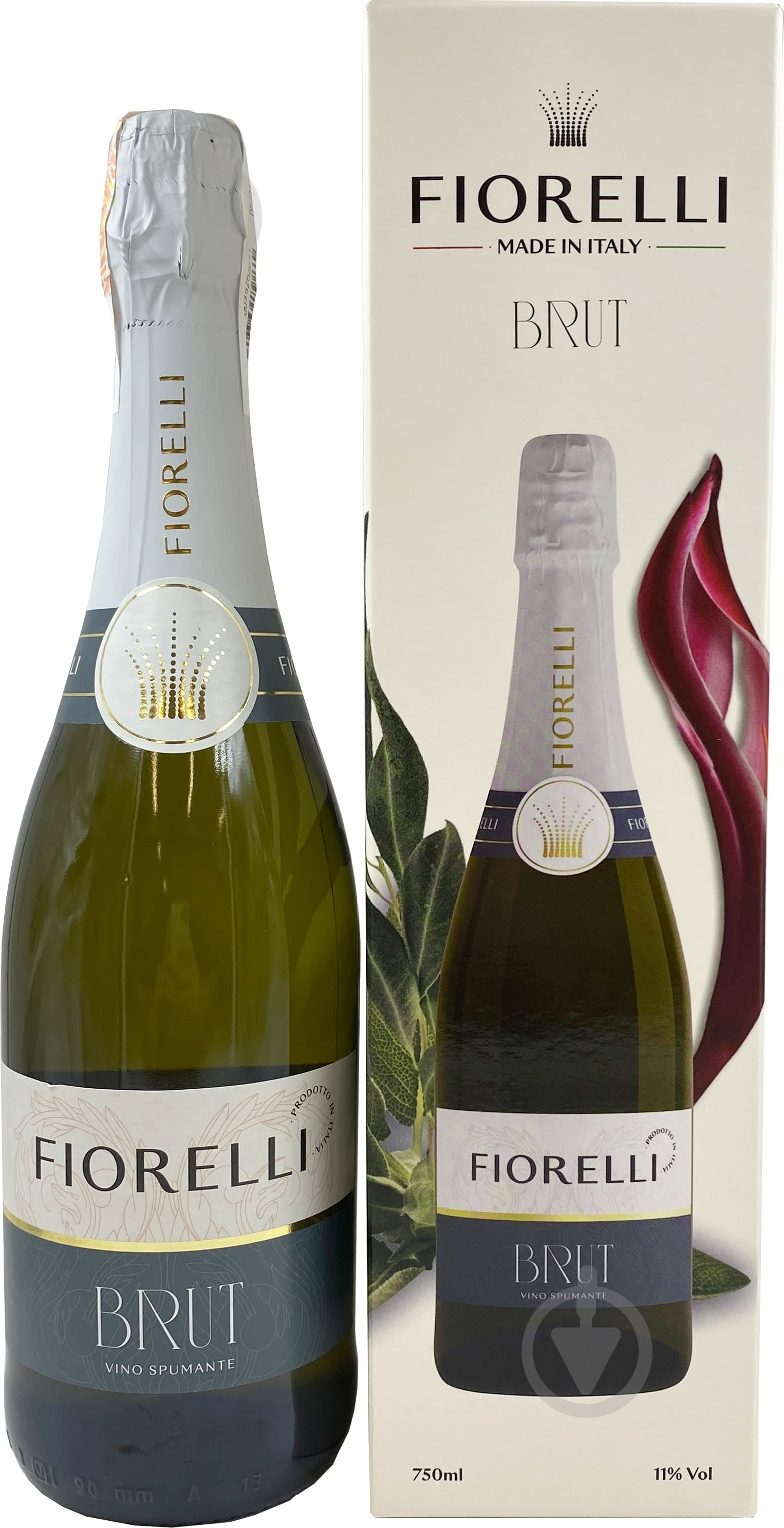 Вино игристое Fiorelli Brut в коробке 0,75 л - фото 1