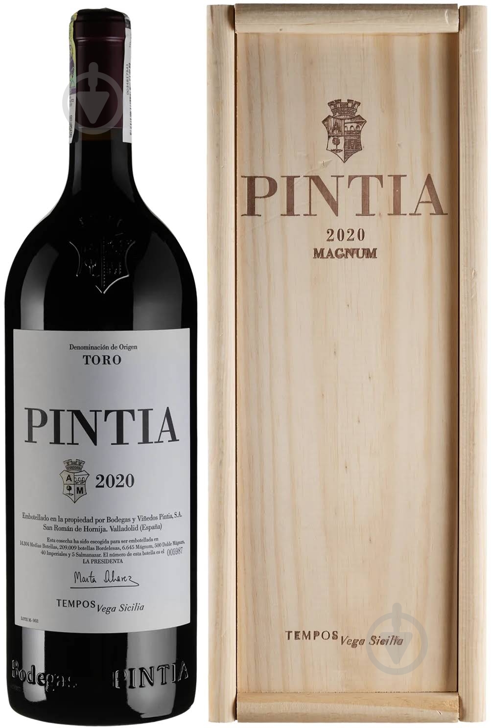 Вино Vega Sicilia Pintia 2020 1,5 л - фото 1 Вино Vega Sicilia Pintia 2020 1,5 л - фото 1
