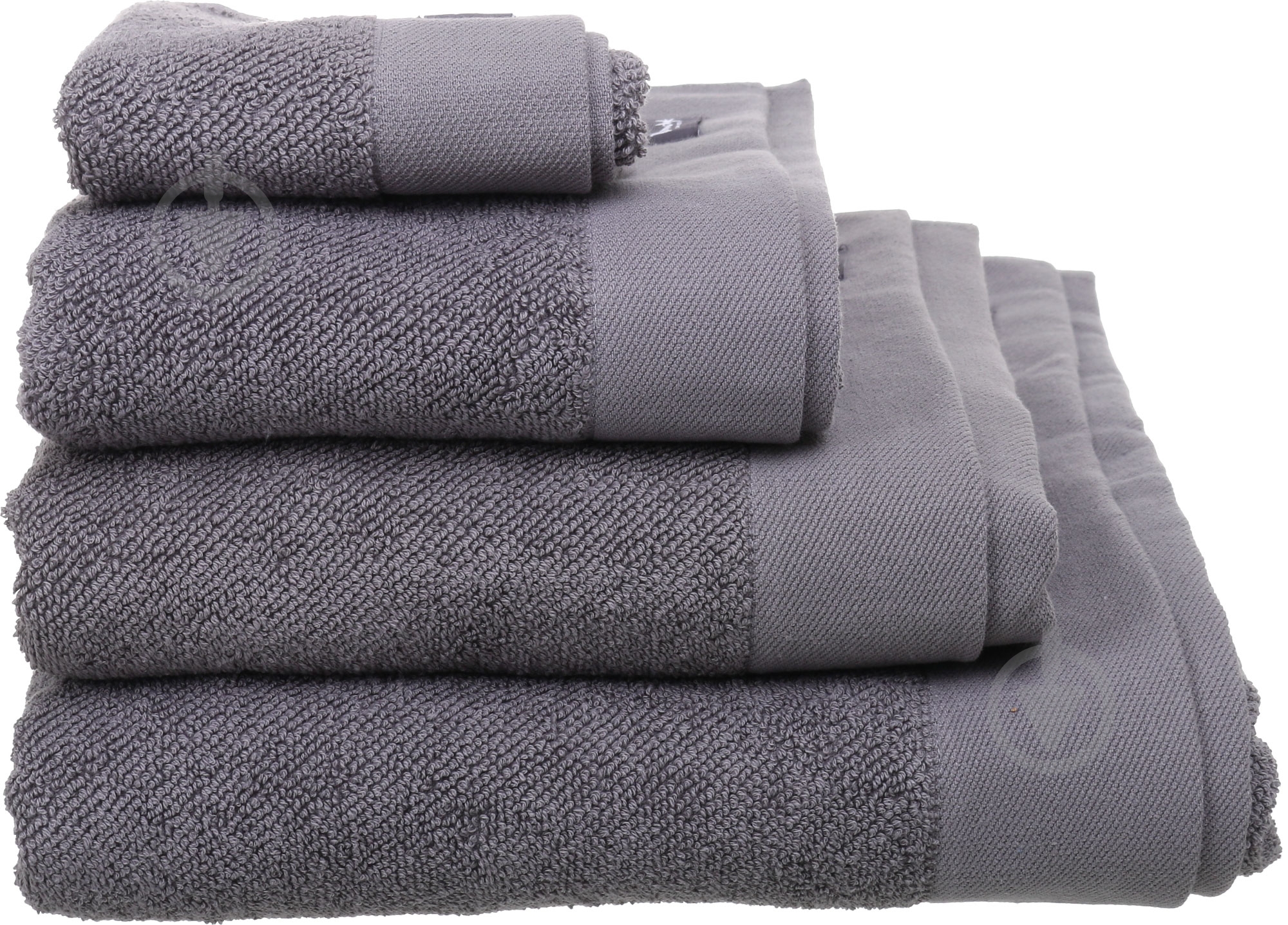 Полотенце Uni 30x50 см серый Vandyck - фото 1