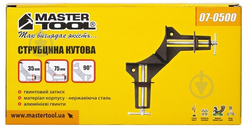 Струбцина угловая MasterTool 07-0500 - фото 3
