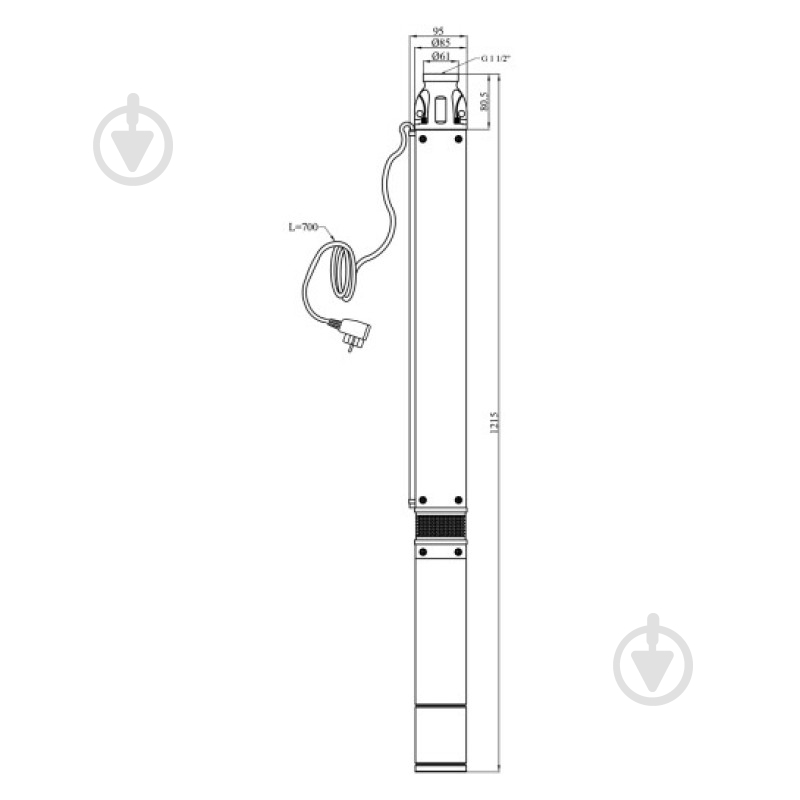 Насос Pumpman 3.5КСЕМ3-16-1,1 кВт 00-00020640 - фото 2 Насос Pumpman 3.5КСЕМ3-16-1,1 кВт 00-00020640 - фото 2