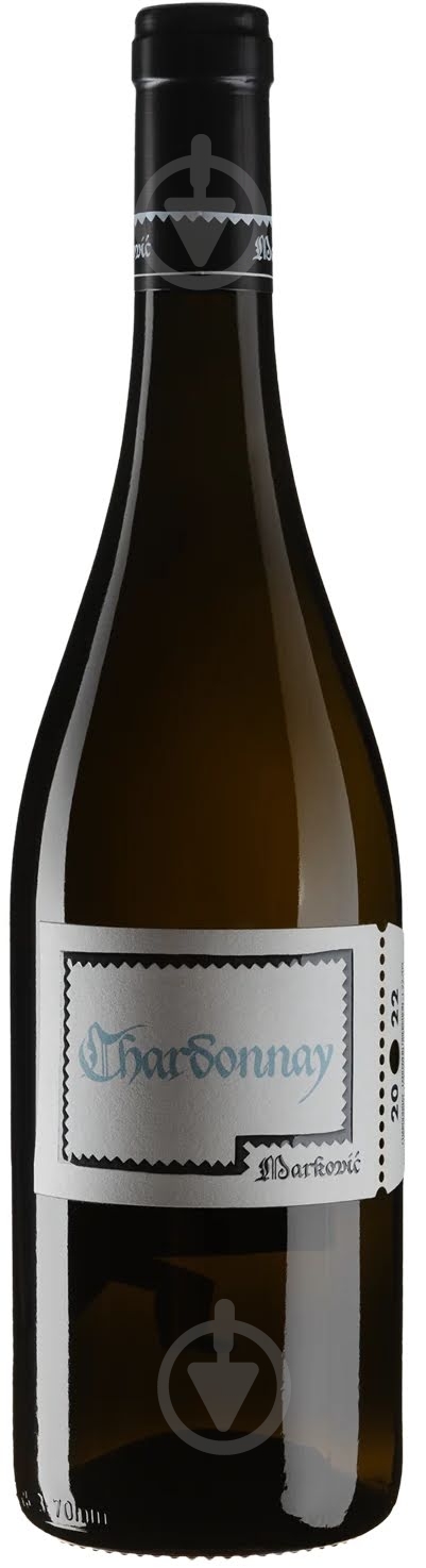 Вино Tomislav Markovic Chardonnay 2022 0,75 л - фото 1