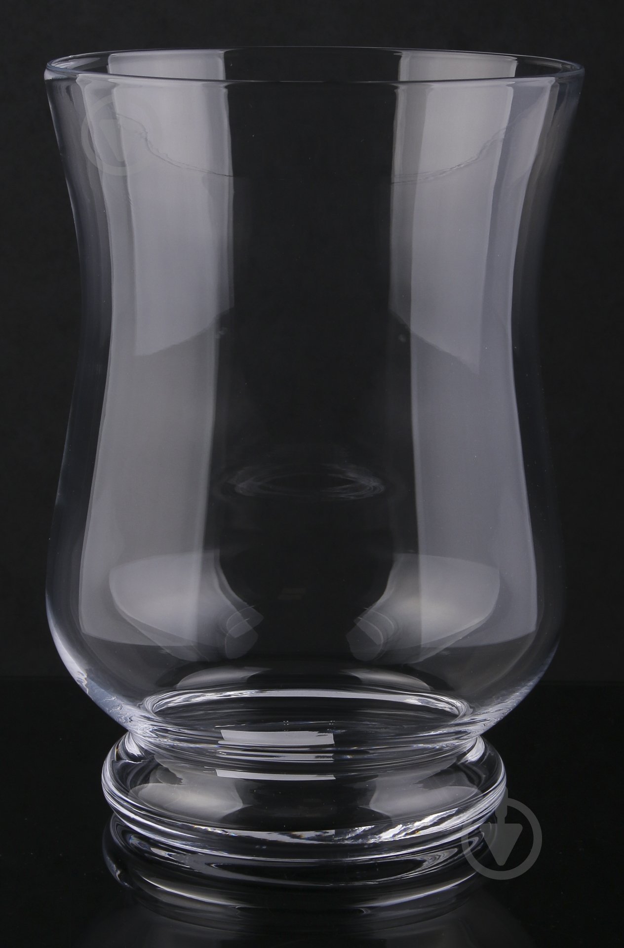 Ваза скляна Wrzesniak Glassworks Тюльпан 19х27 см 27 см прозора - фото 2