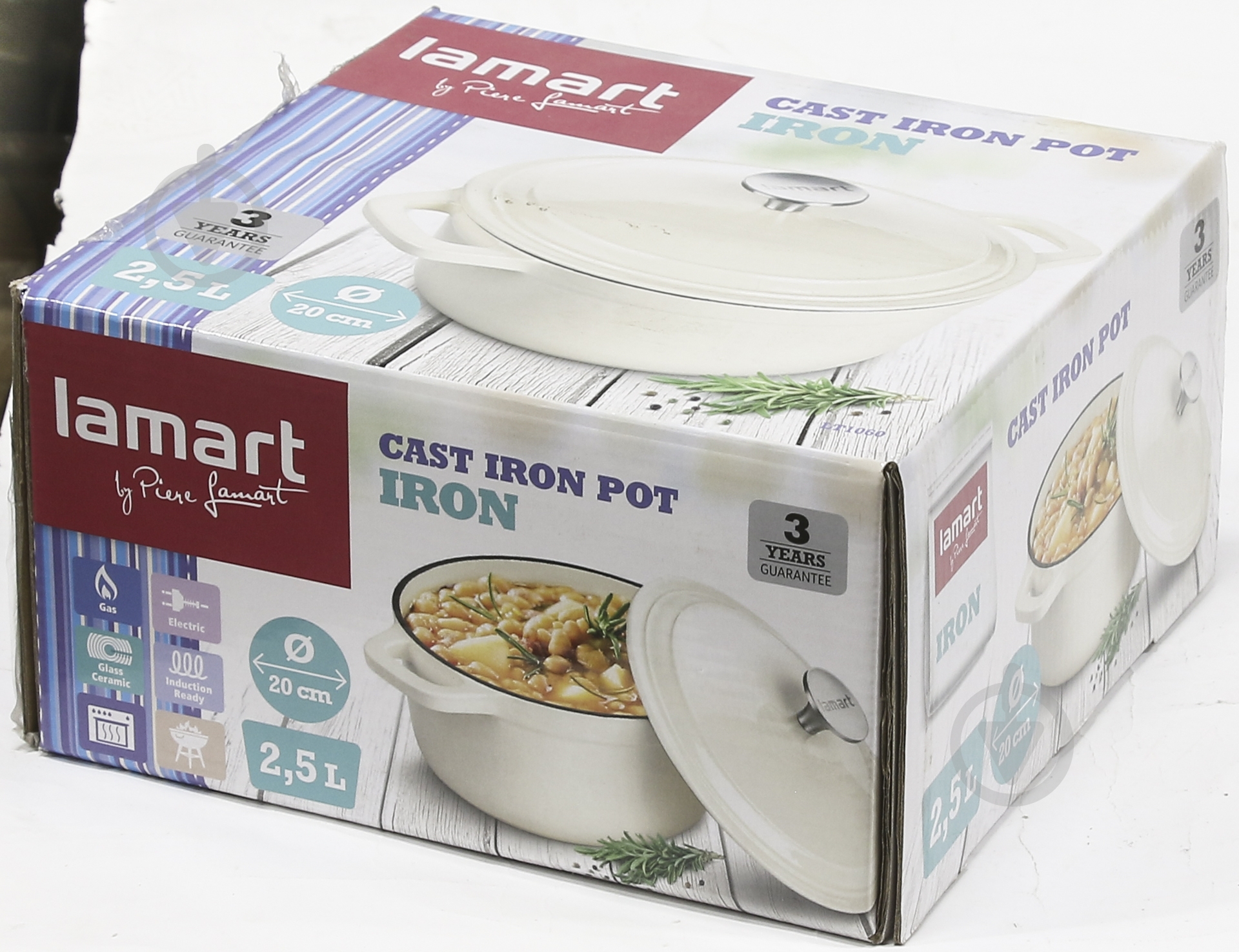 УЦЕНКА Кастрюля Iron 2,55 л LT1060 Lamart - фото 6