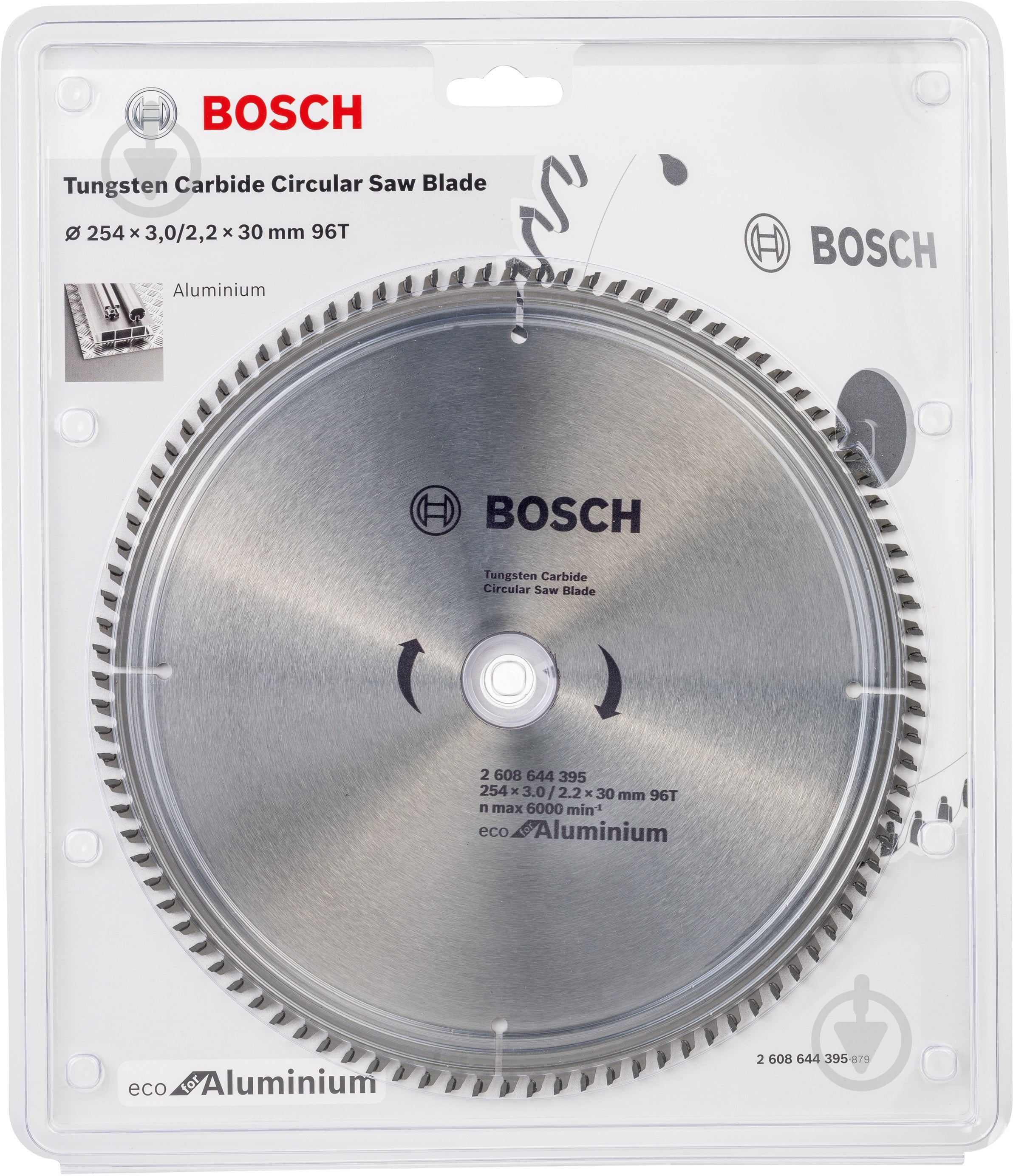 ᐉ Пильный диск Bosch ECO AL 254x30x2,6 Z96 2608644395 • Купить в