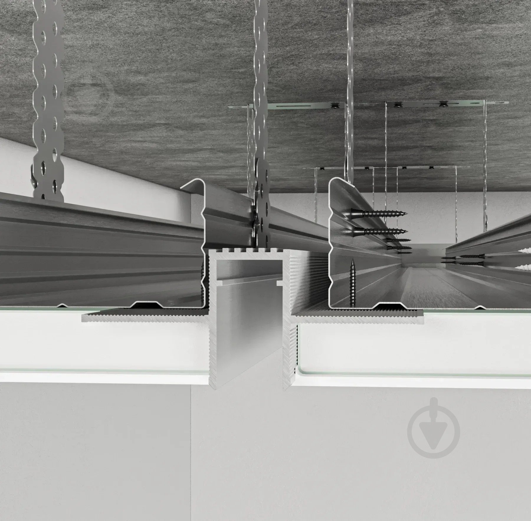 Профиль теневого шв АЛЮПРО ПАС-3876 RAL-9016 мат 3м - фото 3