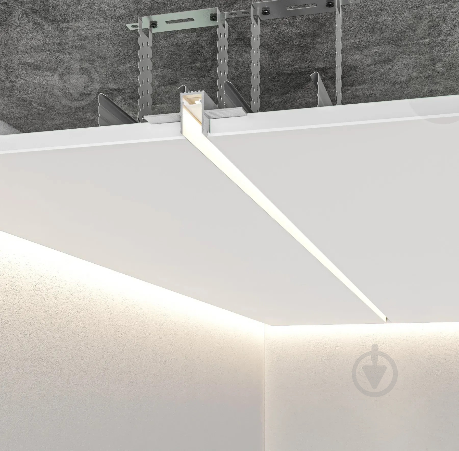 Профиль теневого шв АЛЮПРО ПАС-3876 RAL-9016 мат 3м - фото 6