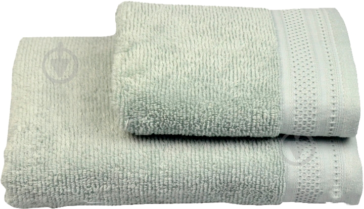 Полотенце махровое Microcotton 127x68 см зеленый - фото 1