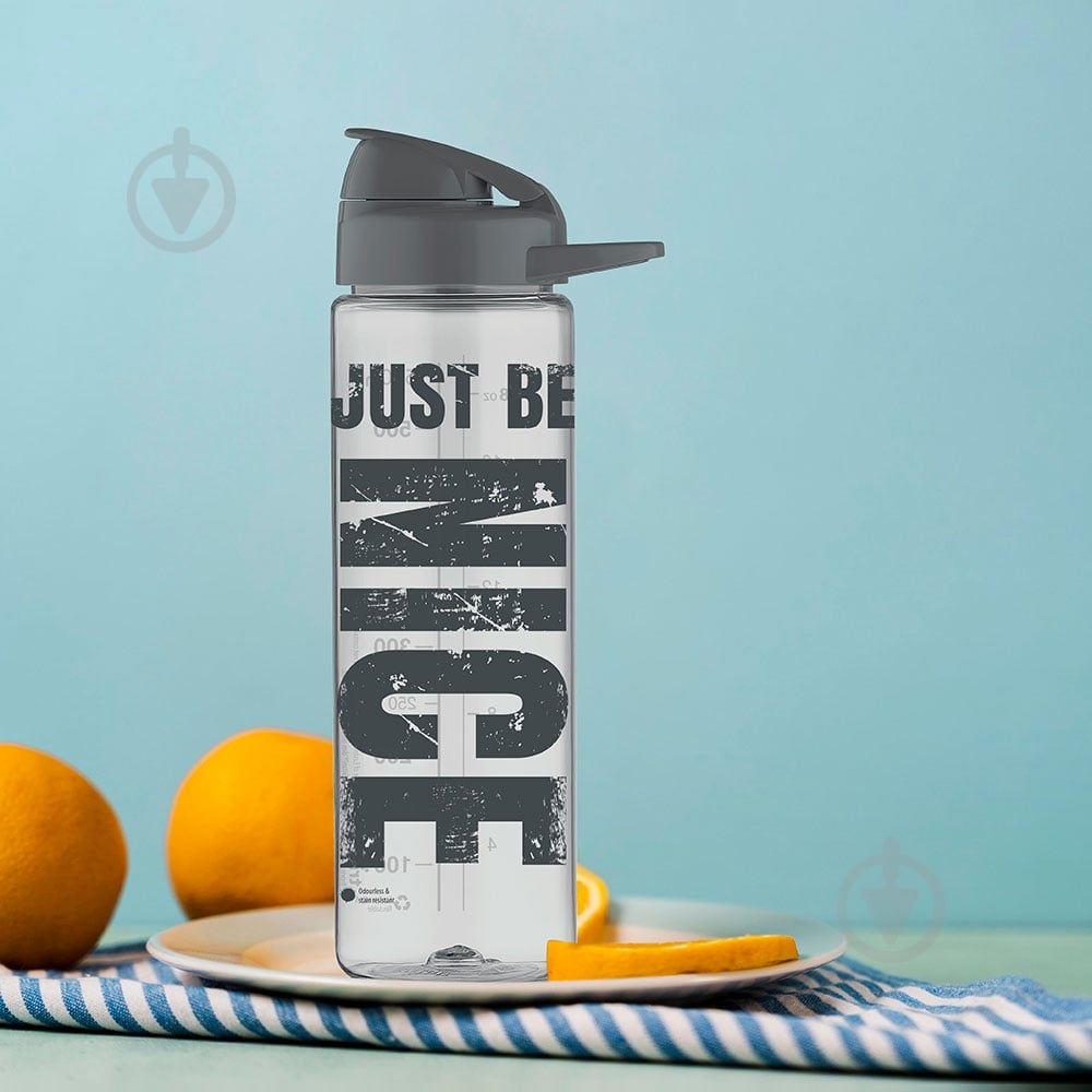 Пляшка для води Gusto Lidya 630 мл GT-G-912033 сіра - фото 2
