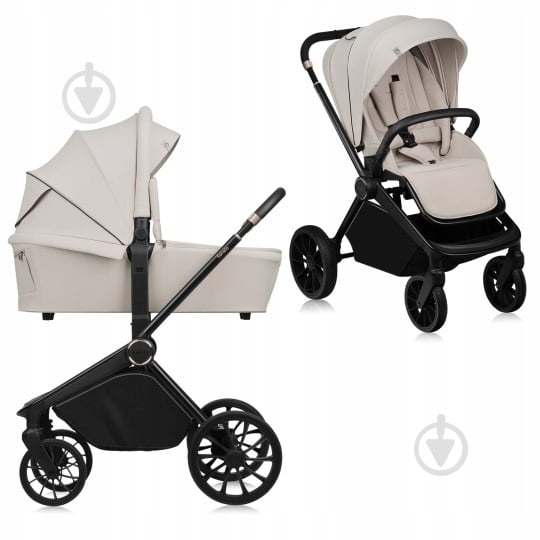 Коляска универсальная 2 в 1 Lionelo Mika Plus 2in1 Beige Sand - фото 3
