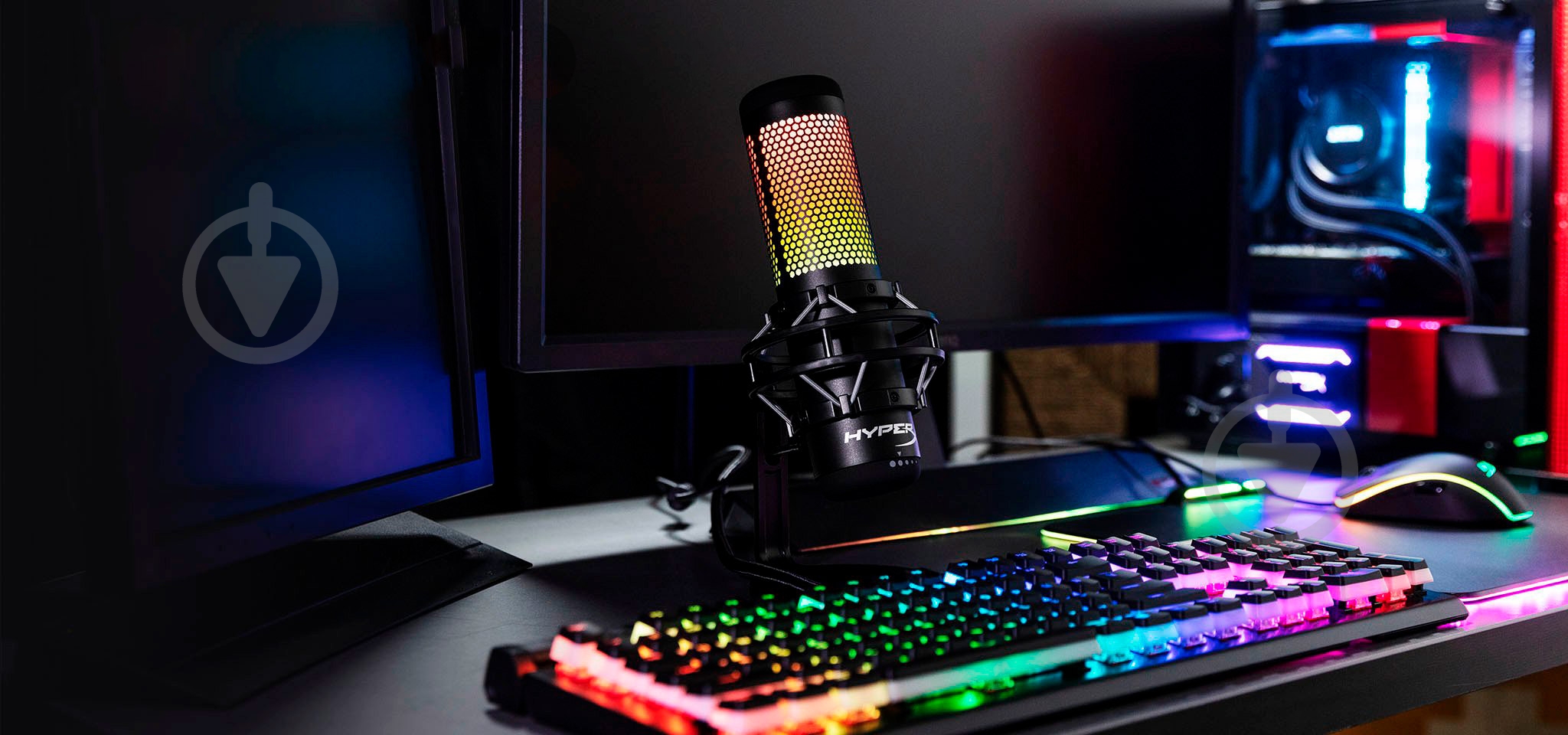 Мікрофон HyperX QuadCast S (HMIQ1S-XX-RG/G) - фото 13 Мікрофон HyperX QuadCast S (HMIQ1S-XX-RG/G) - фото 13