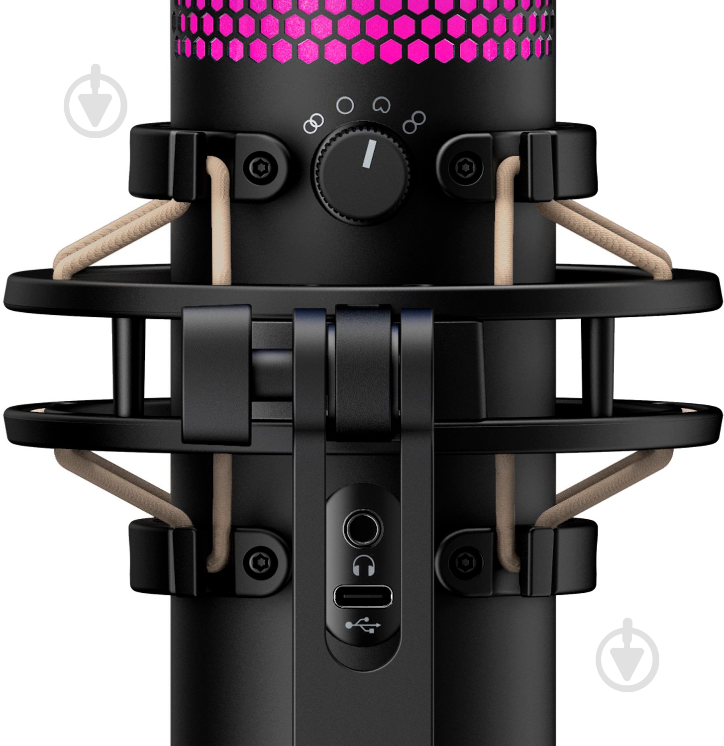 Мікрофон HyperX QuadCast S (HMIQ1S-XX-RG/G) - фото 5 Мікрофон HyperX QuadCast S (HMIQ1S-XX-RG/G) - фото 5