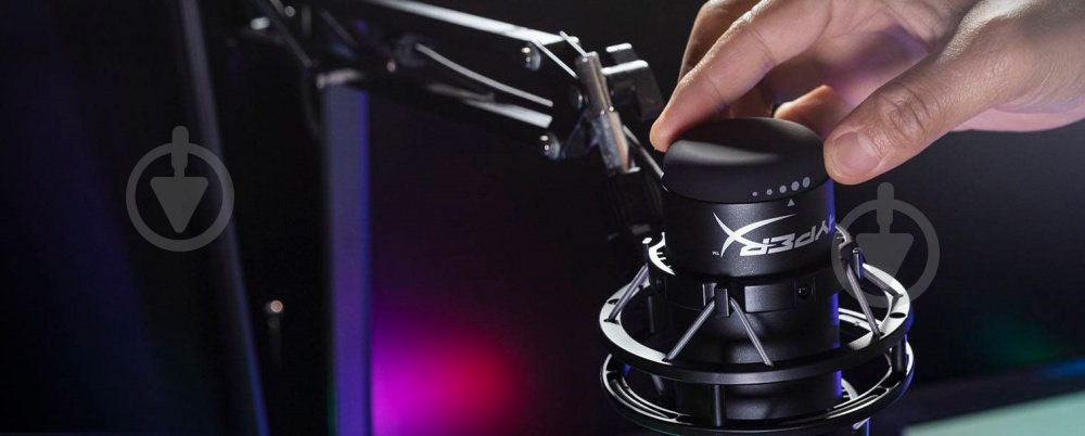 Мікрофон HyperX QuadCast S (HMIQ1S-XX-RG/G) - фото 16 Мікрофон HyperX QuadCast S (HMIQ1S-XX-RG/G) - фото 16