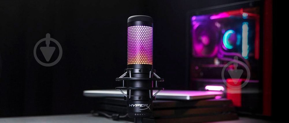 Мікрофон HyperX QuadCast S (HMIQ1S-XX-RG/G) - фото 15 Мікрофон HyperX QuadCast S (HMIQ1S-XX-RG/G) - фото 15