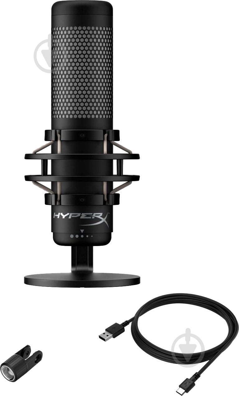 Мікрофон HyperX QuadCast S (HMIQ1S-XX-RG/G) - фото 7 Мікрофон HyperX QuadCast S (HMIQ1S-XX-RG/G) - фото 7
