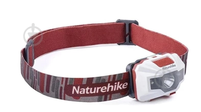 Фонарик на голову Naturehike TD-02 NH00T002-D, бело-красный red - фото 1