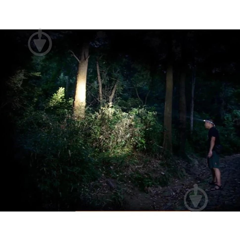 Фонарик на голову Naturehike TD-02 NH00T002-D, бело-красный red - фото 2