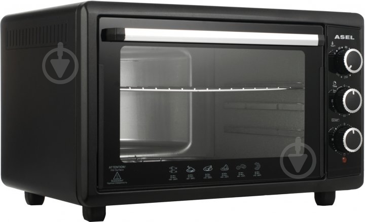 Электрическая печь Asel AF 33-23 Black - фото 1