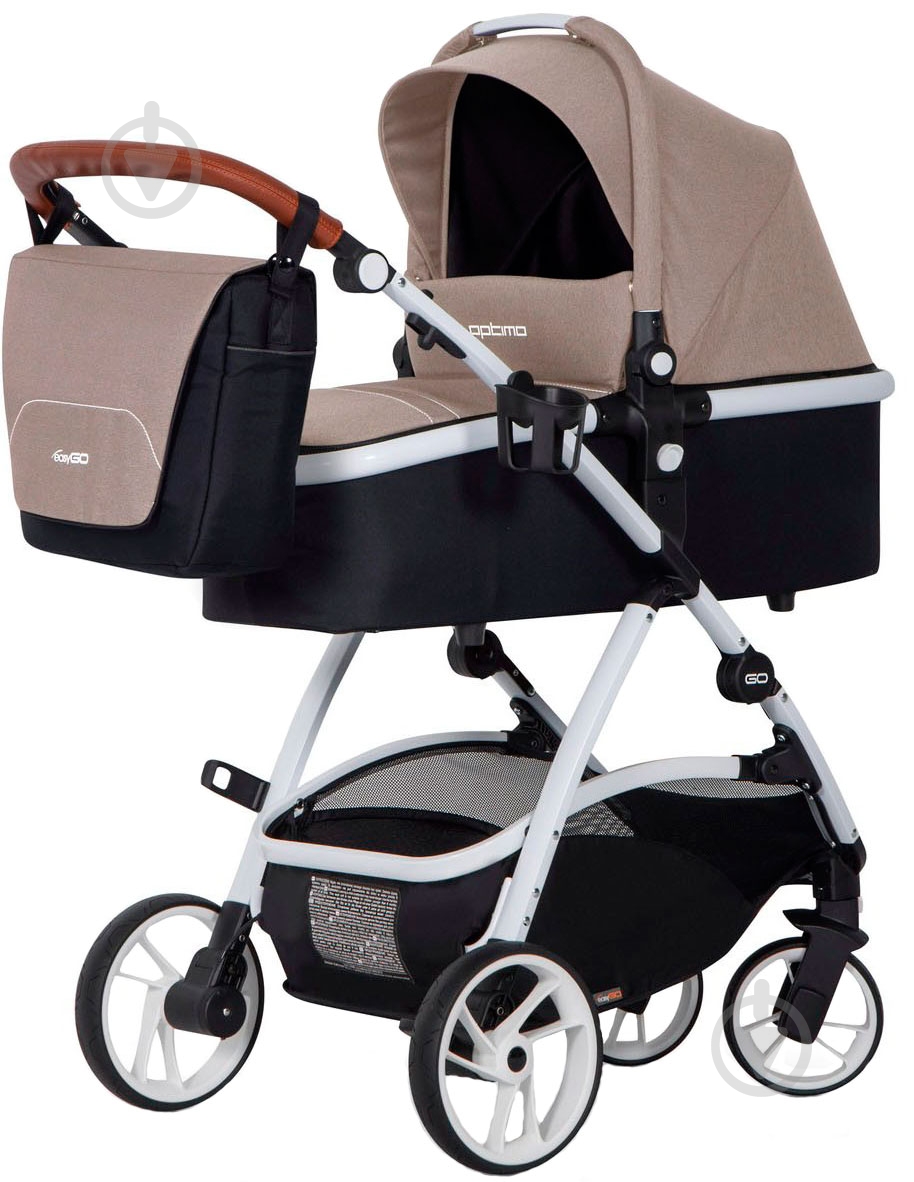 Коляска универсальная EasyGo 2 в 1 Optimo sand 5975 - фото 1 Коляска универсальная EasyGo 2 в 1 Optimo sand 5975 - фото 1
