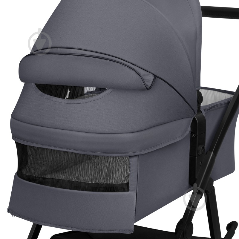 Коляска 3 в 1 Lionelo Amber Plus Grey Graphite - фото 5