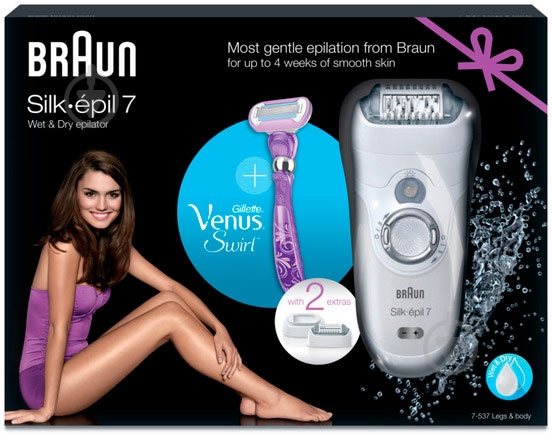 Епілятор Braun Silk-Epil 7 SE 7-537 + Venus - фото 3 Епілятор Braun Silk-Epil 7 SE 7-537 + Venus - фото 3
