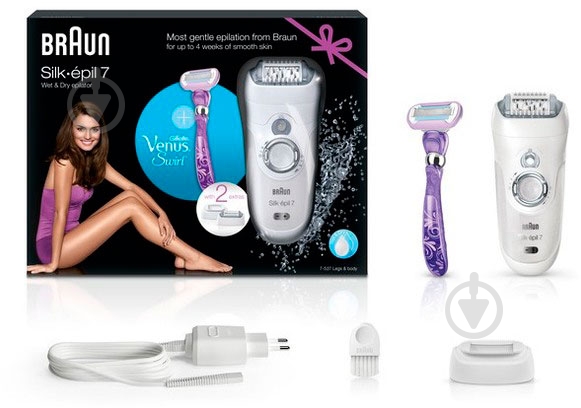 Епілятор Braun Silk-Epil 7 SE 7-537 + Venus - фото 2 Епілятор Braun Silk-Epil 7 SE 7-537 + Venus - фото 2