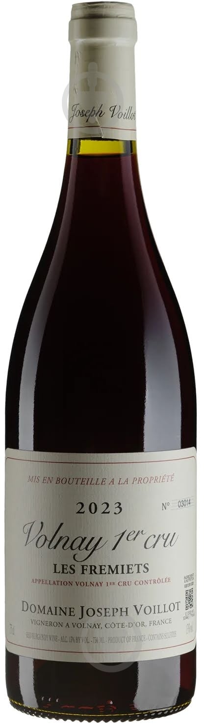 Вино Joseph Voillot Volnay 1er cru Les Fremiets 2023 0,75 л - фото 1 Вино Joseph Voillot Volnay 1er cru Les Fremiets 2023 0,75 л - фото 1