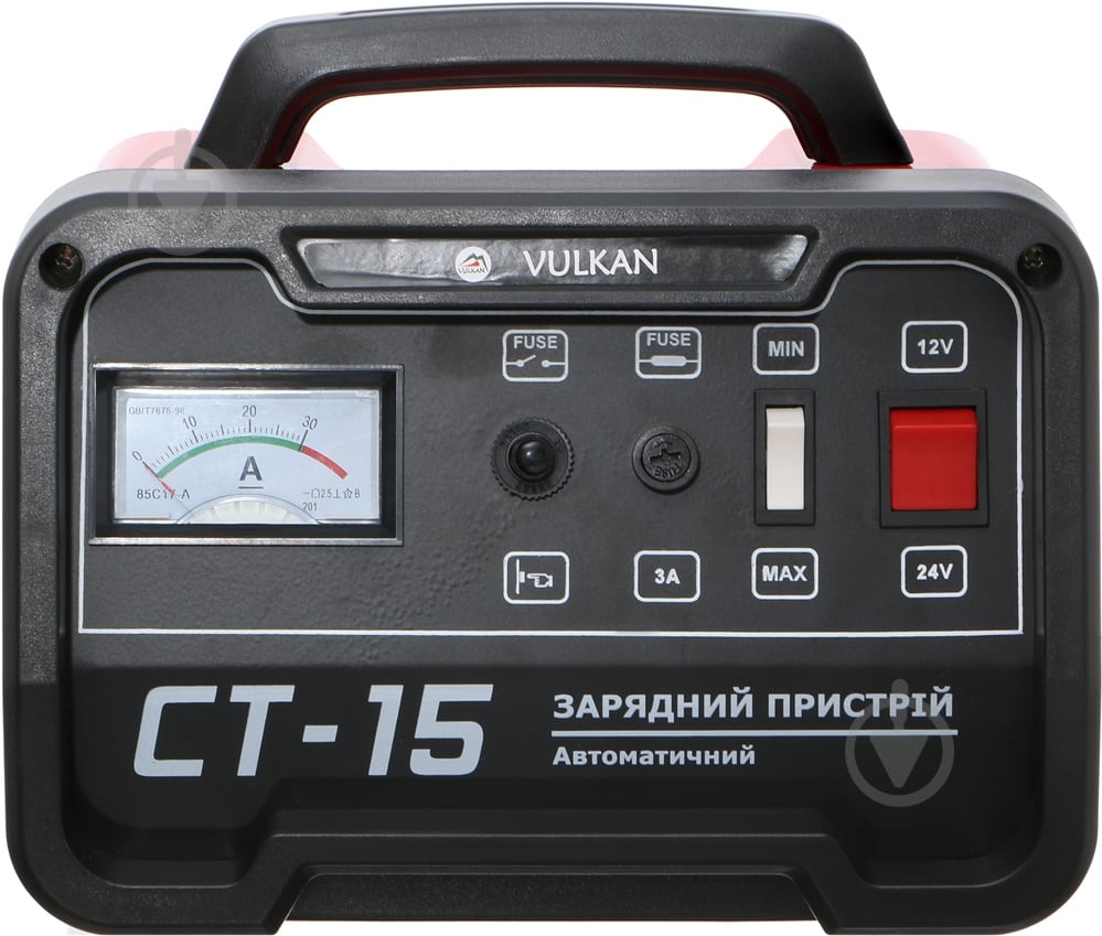 Зарядное устройство Vulkan СТ-15 15 А 150 А/год (30081) - фото 4 Зарядное устройство Vulkan СТ-15 15 А 150 А/год (30081) - фото 4