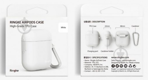 Чехол для наушников Ringke AirPods white RCA4615 - фото 6