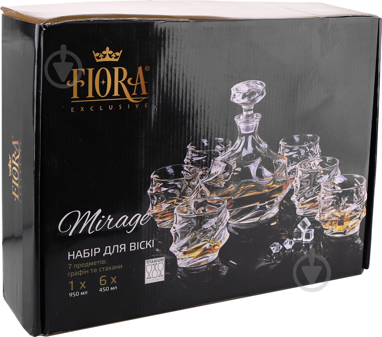 Набор для виски Fiora Mirage 7 предметов - фото 6 Набор для виски Fiora Mirage 7 предметов - фото 6
