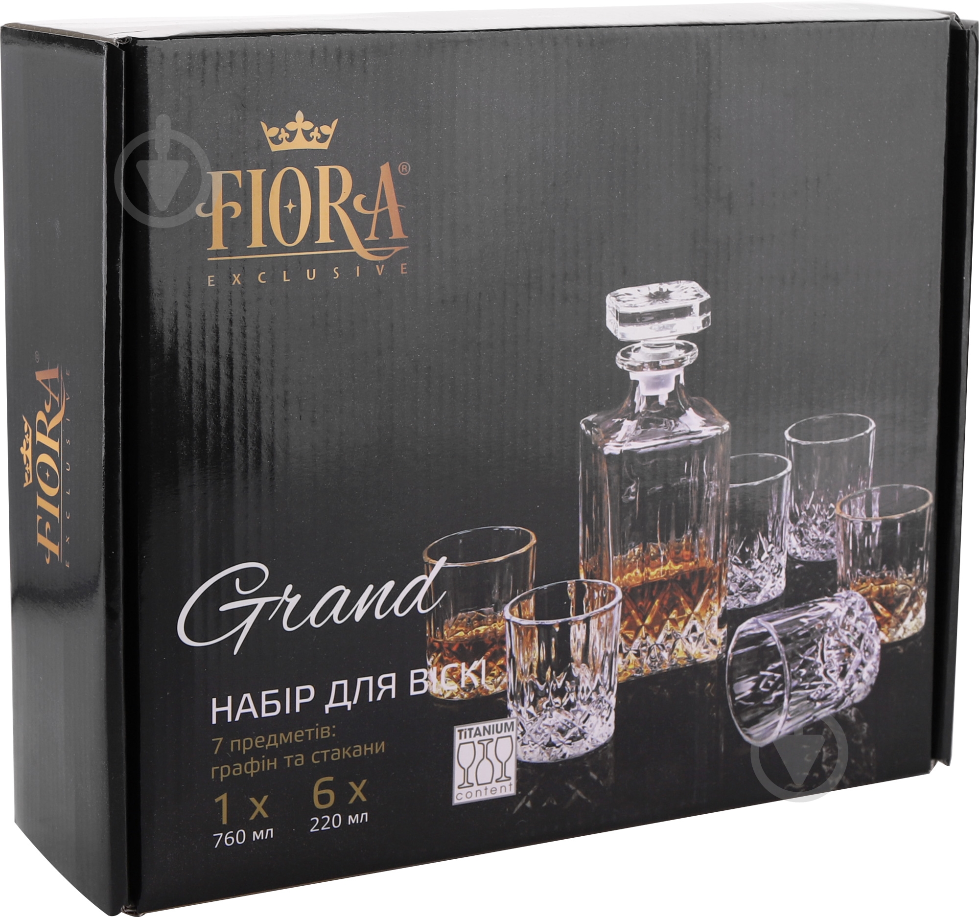 Набор для виски Fiora Grand 7 предметов - фото 7