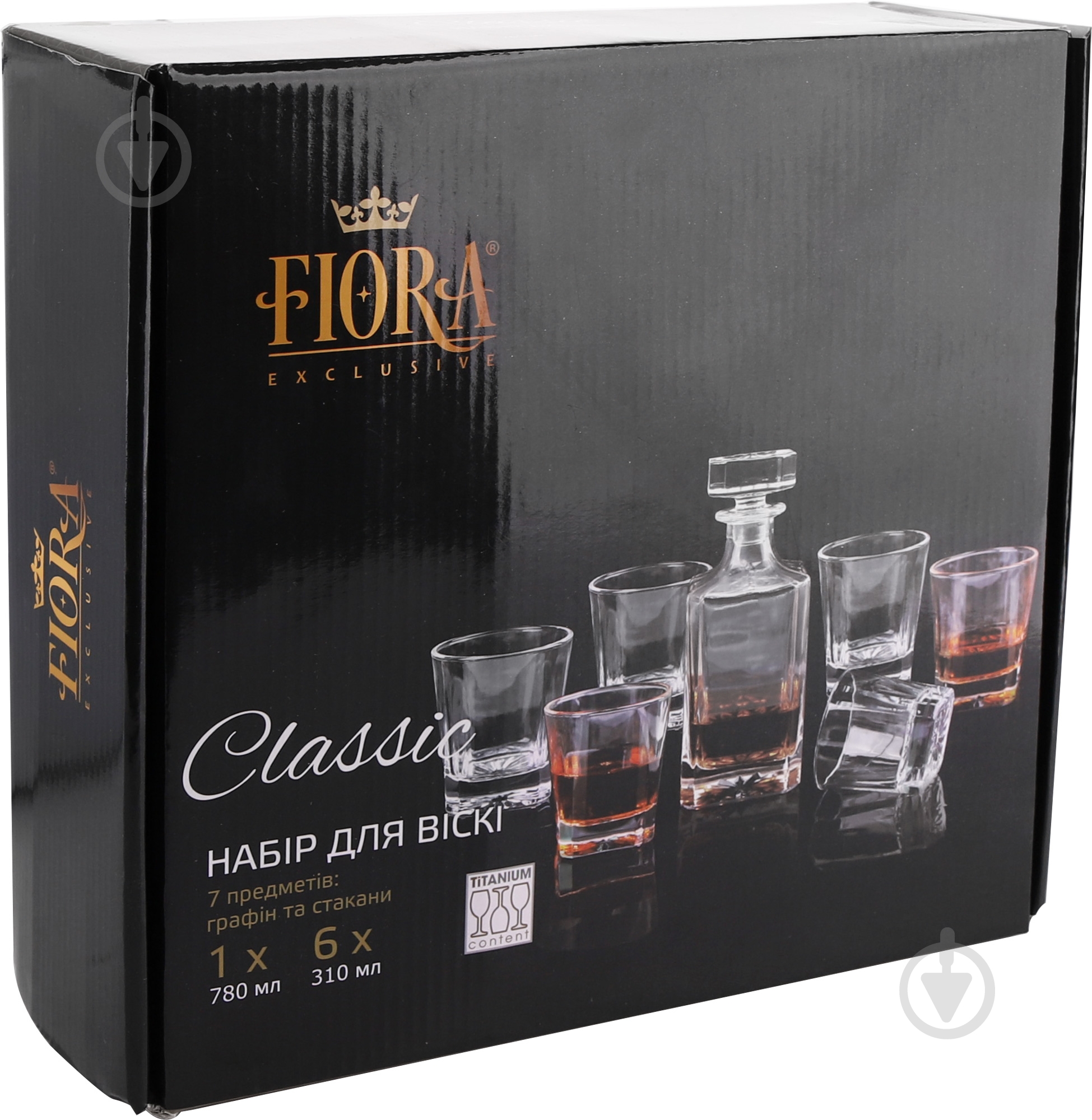 Набор для виски Fiora Classic 7 предметов - фото 7 Набор для виски Fiora Classic 7 предметов - фото 7