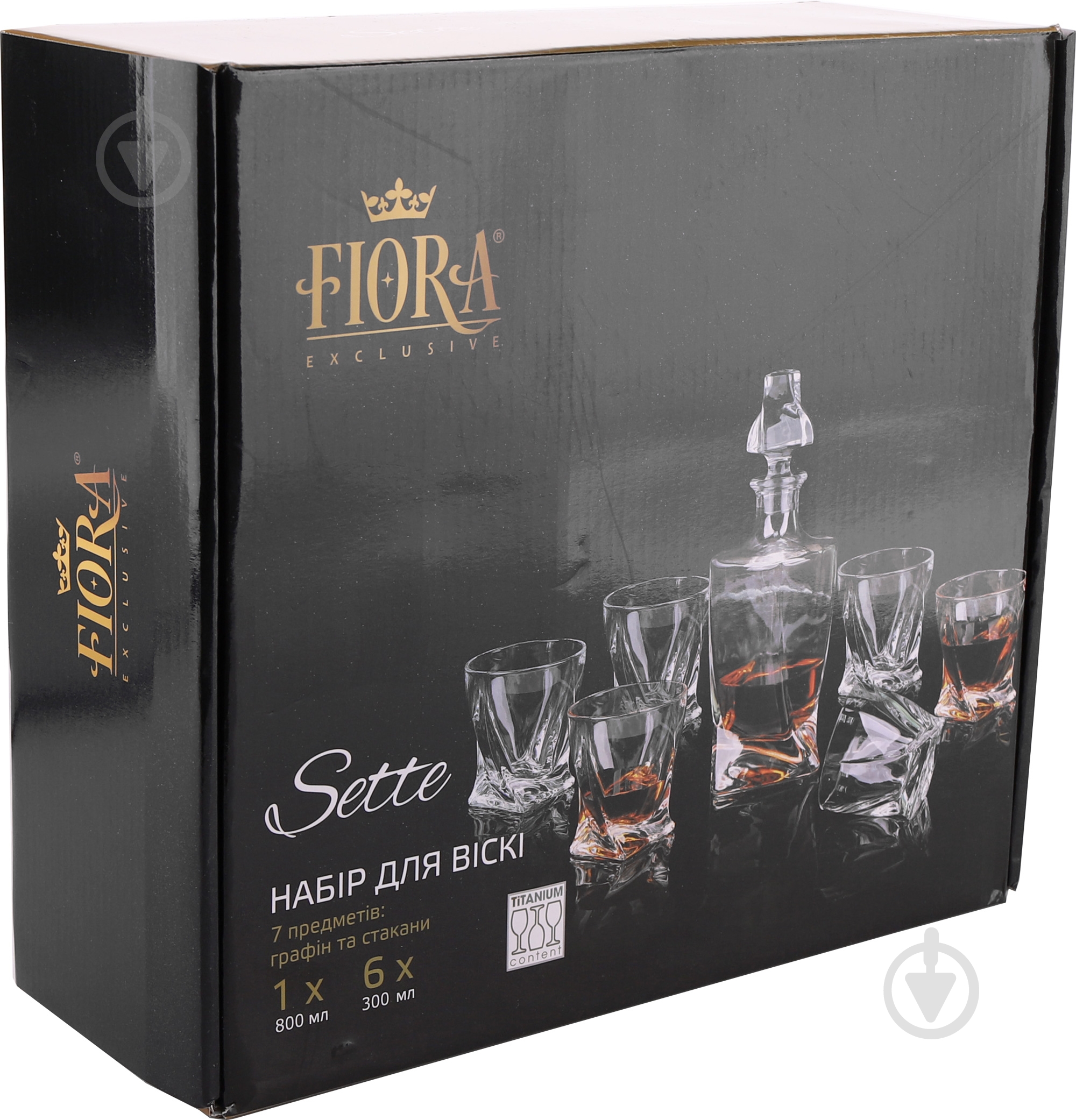 Набор для виски Fiora Sette 7 предметов - фото 6 Набор для виски Fiora Sette 7 предметов - фото 6