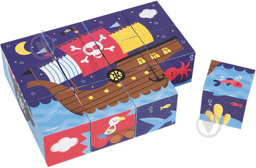 Набор кубиков Janod Пираты - фото 1