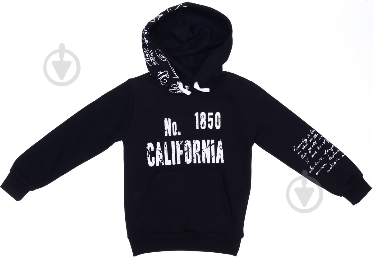 Свитшот для мальчика ALG р.152 черный 321417 - фото 2