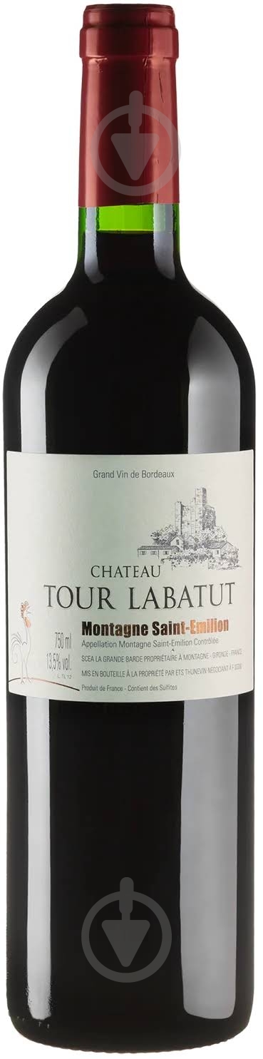 Вино Chateau Tour Labatut 0,75 л - фото 1