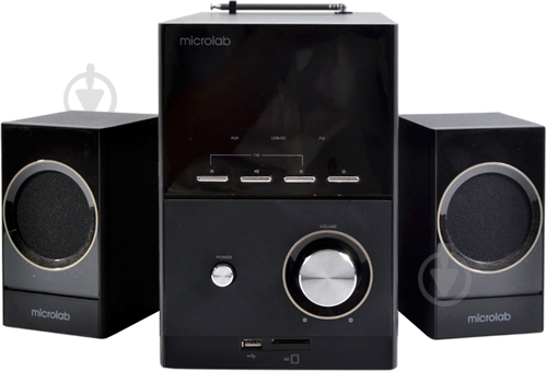 Акустическая система Microlab M-223U 2.1 black - фото 1