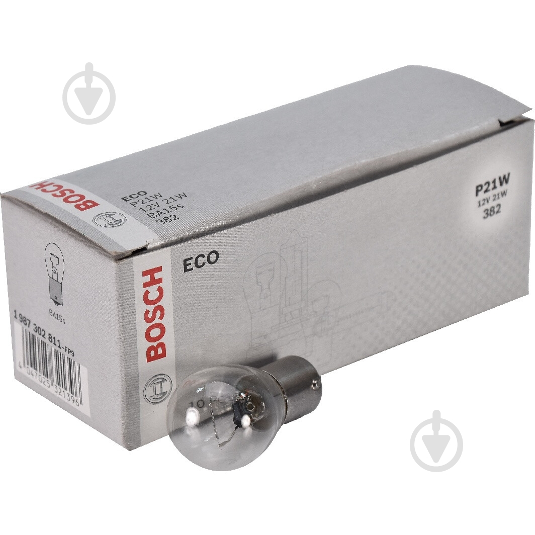 Автолампа розжарювання Bosch ECO 21 Вт 1 шт.(1987302811) - фото 3
